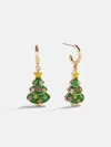 Baublebar Christmas Tree Kids' Earrings In Gold