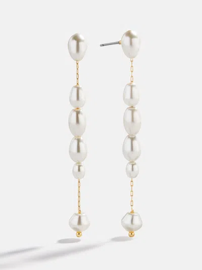 Baublebar Cindy Glass Pearl Earrings In Metallic