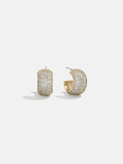Baublebar Claire 14k Pavé Huggie Earrings In Gold