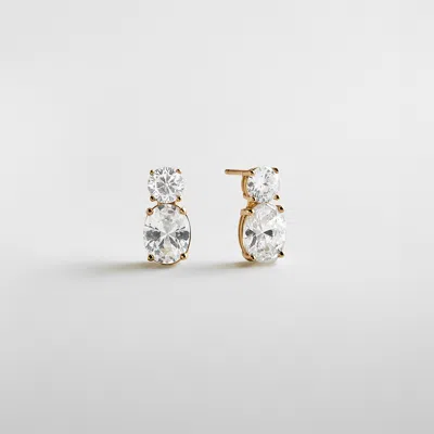 Baublebar Clarisse 14k Gold Crystal Drop Earrings