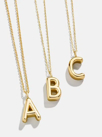BAUBLEBAR CLASSIC 18K GOLD INITIAL NECKLACE