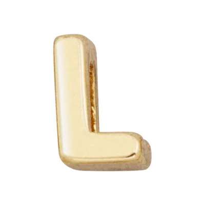 Baublebar Classic Initial Bead In Brown