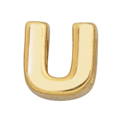 Baublebar Classic Initial Bead In Brown