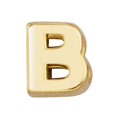 Baublebar Classic Initial Bead In Gold