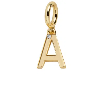 Baublebar Classic Initial Cluster Charm In Brown