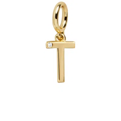 Baublebar Classic Initial Cluster Charm In Burgundy