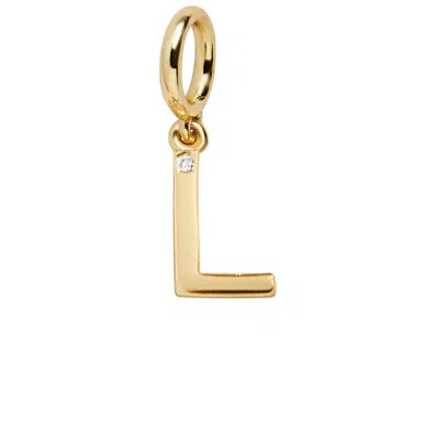 Baublebar Classic Initial Cluster Charm In Gold