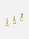 Baublebar Classic Initial Cluster Charm In Gold