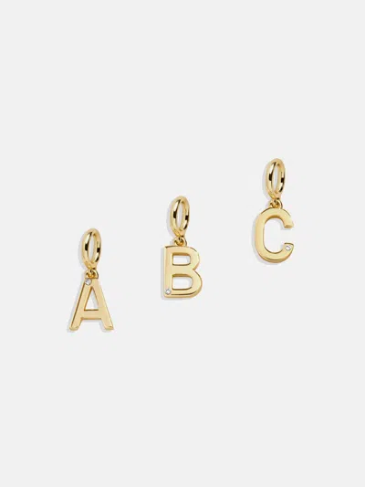 Baublebar Classic Initial Cluster Charm In Gold