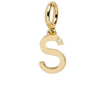 Baublebar Classic Initial Cluster Charm In Gold