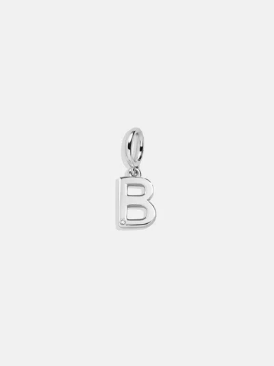Baublebar Classic Silver Initial Cluster Charm