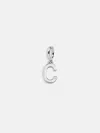 Baublebar Classic Silver Initial Cluster Charm In Silver