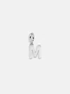 Baublebar Classic Silver Initial Cluster Charm In Silver