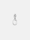 Baublebar Classic Silver Initial Cluster Charm In Silver
