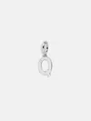 Baublebar Classic Silver Initial Cluster Charm In Silver