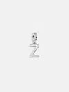 Baublebar Classic Silver Initial Cluster Charm In Metallic