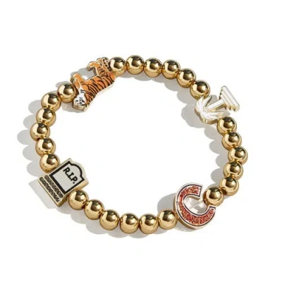 Baublebar Clemson Tigers Mixed Icon Pisa Bracelet In Gold