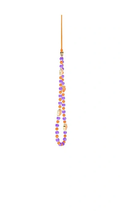 Baublebar Clemson University Beaded Phone Charm In Multi