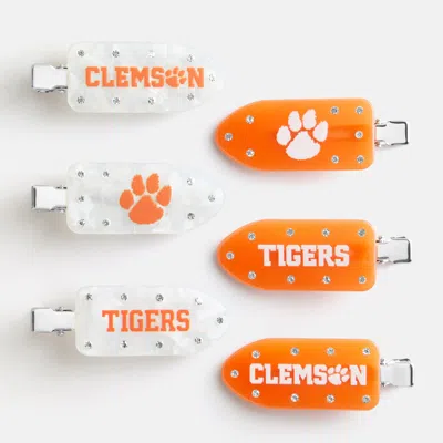 Baublebar Clemson University Creaseless Hair Clip Set