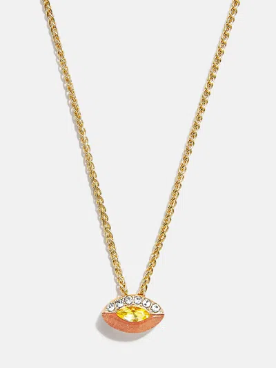 Baublebar Clove Semi-precious Birthstone Necklace In Gold