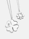 Baublebar Clover Sterling Silver Custom Pendant Necklace In Metallic