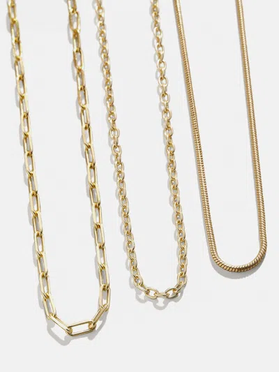 Baublebar Cluster Charm Necklace Chain In Gold