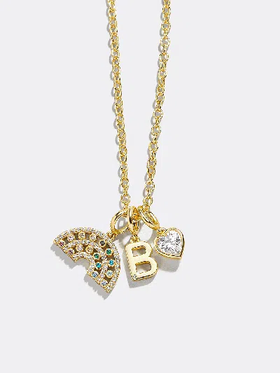 Baublebar Cluster Custom Charm Necklace In Gold
