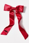Baublebar College Satin Hair Bow In Red