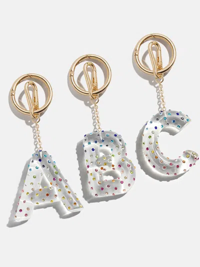 Baublebar Confetti Initial Bag Charm In Gold