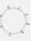 Baublebar Crystal Beaded Bracelet In White