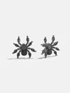 Baublebar Crystal Creepers Spider Earrings In Gray