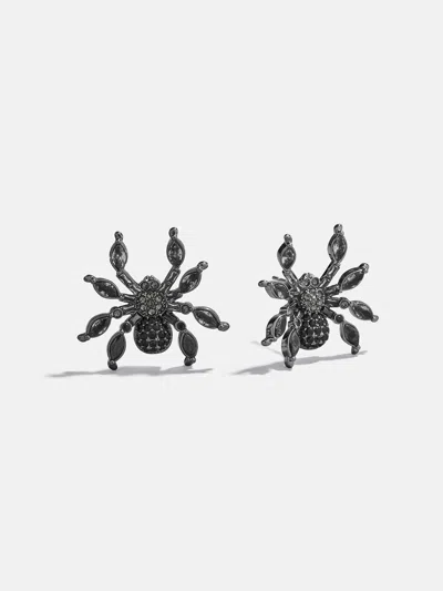 Baublebar Crystal Creepers Spider Earrings In Gray
