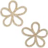 Baublebar Crystal Flower Outline Stud Earrings