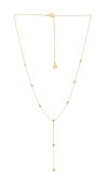 Baublebar Crystal Lariat Necklace In Gold