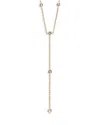 Baublebar Cubic Zirconia Lariat Necklace, 19-22 In Gold