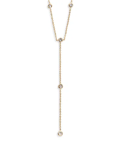 Baublebar Cubic Zirconia Lariat Necklace, 19-22 In Gold