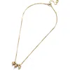 Baublebar Custom Bubble Letter Pendant Necklace In Gold