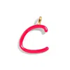 Baublebar Custom Cherry Red Enamel Script Letter Charm In Red