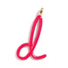 Baublebar Custom Cherry Red Enamel Script Letter Charm In Red