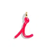 Baublebar Custom Cherry Red Enamel Script Letter Charm In Red