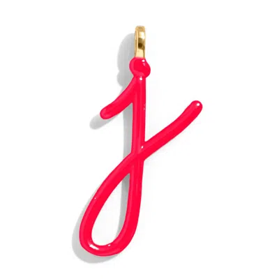 Baublebar Custom Cherry Red Enamel Script Letter Charm