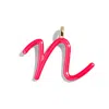 Baublebar Custom Cherry Red Enamel Script Letter Charm In Red