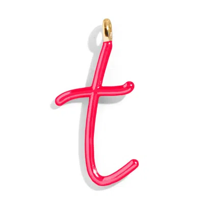 Baublebar Custom Cherry Red Enamel Script Letter Charm