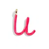 Baublebar Custom Cherry Red Enamel Script Letter Charm In Red