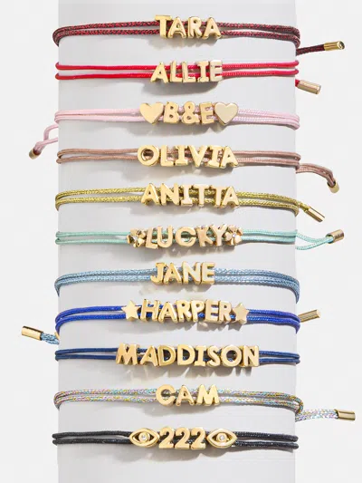 Baublebar Custom Cord Bracelet In Gold