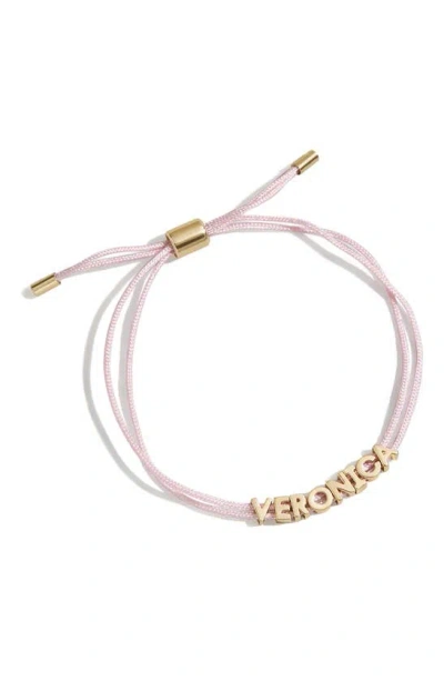 Baublebar Custom Cord Bracelet In Light Pink