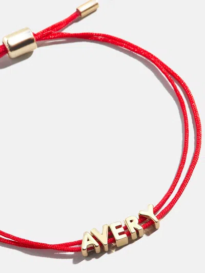 Baublebar Custom Cord Bracelet In Red