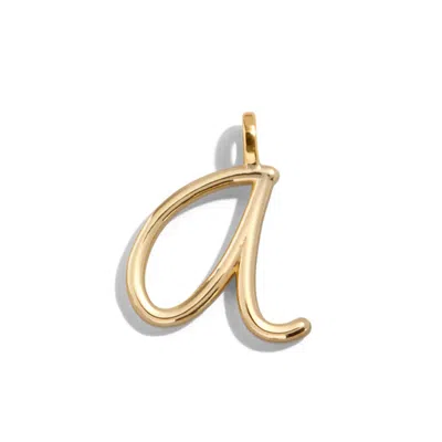 Baublebar Custom Gold Enamel Script Letter Charm
