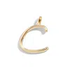 Baublebar Custom Gold Enamel Script Letter Charm In Gold