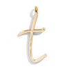 Baublebar Custom Gold Enamel Script Letter Charm In Gold